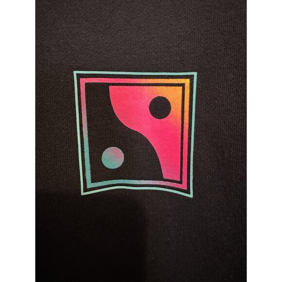 Urban Pipeline Y2K Black Hoodie Graphic Grunge Skater Soft Interior Mod. Retro S - Picture 4 of 8